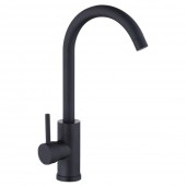 Baterie din inox pentru bucătărie, Aquafix - 16, neagră