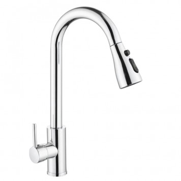 Baterie din inox pentru bucătărie, Aquafix - 15, cromată