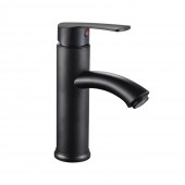 Baterie din inox pentru lavoar, Aquafix - 25, neagră