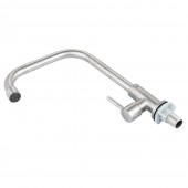 Baterie din inox, apă rece, Aquafix - 808, satin INOX