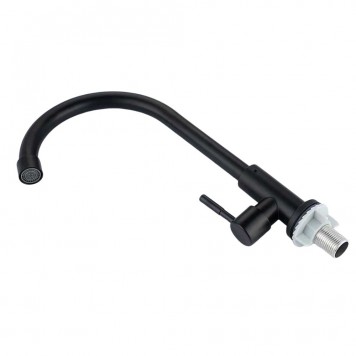 Baterie din inox, apă rece, Aquafix - 803, neagră