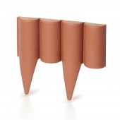 Gard decorativ plastic maro Gard decorativ plastic maro