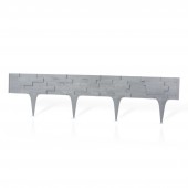 Gard decorativ plastic piatră antracit Gard decorativ plastic piatră antracit
