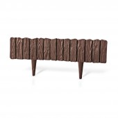 Gard decorativ plastic lemn maro Gard decorativ plastic lemn maro
