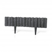 Gard decorativ plastic lemn antracit Gard decorativ plastic lemn antracit