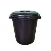 Coș gunoi rotund DUSTBIN, 15 L, Negru