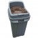 Coș gunoi reciclare cu capac, pentru resturi organice, 70 L