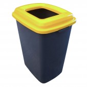 Coș gunoi reciclare, pentru plastic, 50 L