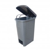 Coș gunoi din plastic cu pedală, SLIM, 20 L