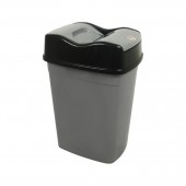 Coș gunoi din plastic cu capac VORTEX, 25 L