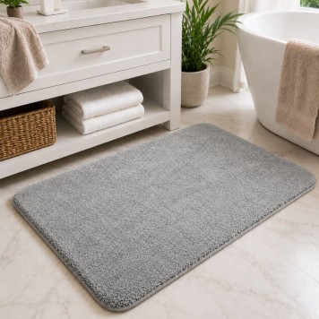 Covoras pentru baie SUPER SOFT, 80x120cm, gri