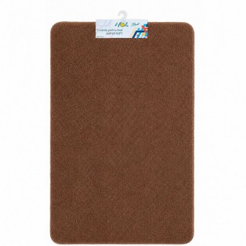 Covoras pentru baie SUPER SOFT, 80x120cm, maro-1
