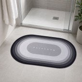 Covoras pentru baie SUPER ABSORBANT, 50x80cm, gri