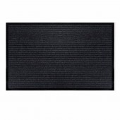 Covoras de intrare DOUBLE LINE, 120x180cm, negru/alb