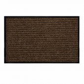 Covoras de intrare DOUBLE LINE, 50x80cm, maro