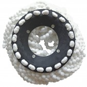 Rezervă mop rotund, microfibră, 110 g