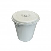 Coș gunoi rotund cu lacăt DUSTBIN, 50 L