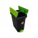 Coș gunoi cu pedală PELICAN, 20 L, Negru / Verde