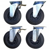 Set 4 roti pentru tomberon 1100 L