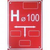 Placuță de marcare pentru Hidrant-100, NS