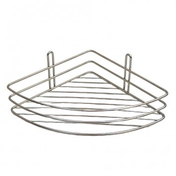 Etajeră colțar pentru baie, HYDRO-S, Metal/Crom