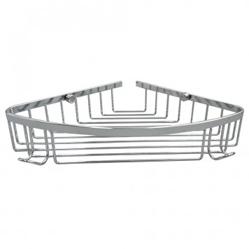 Etajeră colțar pentru baie, HOLA, Inox