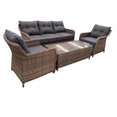 MOBILĂ PENTRU TERASĂ 5 PERSOANE, HOLA HAVANA, MARO / GRI MOBILĂ PENTRU TERASĂ 5 PERSOANE, HOLA HAVANA, MARO / GRI