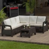 COLȚAR PENTRU TERASĂ, 5 PERSOANE FERRARA FANCY, WENGUE COLȚAR PENTRU TERASĂ, 5 PERSOANE FERRARA FANCY, WENGUE