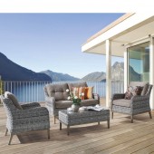 MOBILĂ PENTRU TERASĂ 4 PERSOANE, HOLA RATTAN, CAPPUCCINO MOBILĂ PENTRU TERASĂ 4 PERSOANE, HOLA RATTAN, CAPPUCCINO