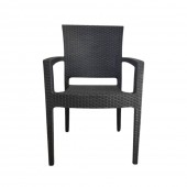 SCAUN DE GRĂDINĂ - ZEUS, MARO ÎNCHIS