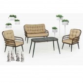 MOBILĂ PENTRU TERASĂ 4 PERSOANE - HOLA PORTO, MARO MOBILĂ PENTRU TERASĂ 4 PERSOANE - HOLA PORTO, MARO