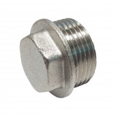 Dop alamă nichelată M - 1/2"