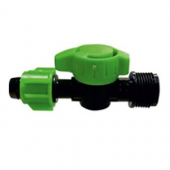 Conector cu robinet FE-Banda, maner rotund, 1/2"x17