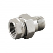 Racord olandez alamă nichelată MF - 1/2"