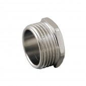Dop hexagonal alamă nichelată M - 1/2"