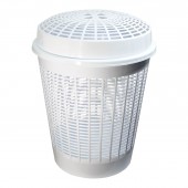 Coș rufe rotund cu capac EUROPA, Alb, 65 L Coș rufe rotund cu capac EUROPA, Alb, 65 L