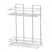 Suport dublu pentru baie, SCREW FIX 719, Crom