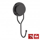 Cuier pentru baie, MAGIC FIX 700, Negru