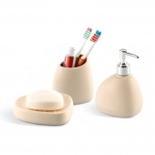 Set baie 3 piese PETRA, Crem