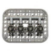 KIT irigație: grilă de fixare + 4 vane cu servomotor RN 155 PLUS