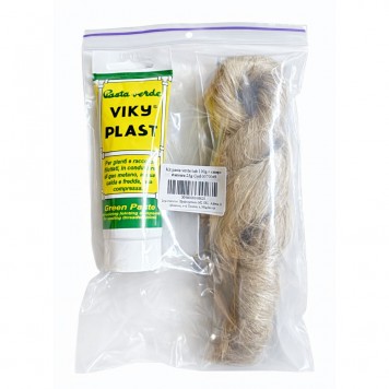 Kit pastă verde tub 100g + cănepă etanșare 25g