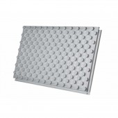 Placă polistiren cu nuturi cu folie antivapori 160 micron, Italia - 16 mm