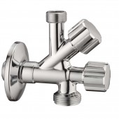 Robinet colțar MxMXM 1/2 x 1/2 x 3/4 Robinet colțar MxMXM 1/2 x 1/2 x 3/4