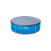 Copertină pentri piscine rotunde cu cadru metalic de 366 cm