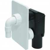 Sifon pentru mașina de spălat din ABS - ALB