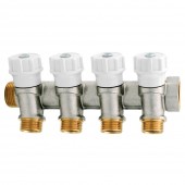 Colector de distribuţie cu ventil, înclinat 35° - 4 căi