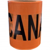 Bandă avertizare"CANALIZARE", oranj 150mmx100m