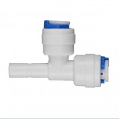 Teu din plastic sisteme de filtrare - 1/4"