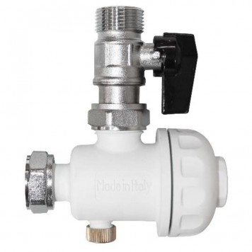 Separator magnetic 3/4" x 3/4" orizontal, Italia, alb