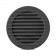 Grilă ventilație rotundă cu plasă, antracit - 150 x 178
